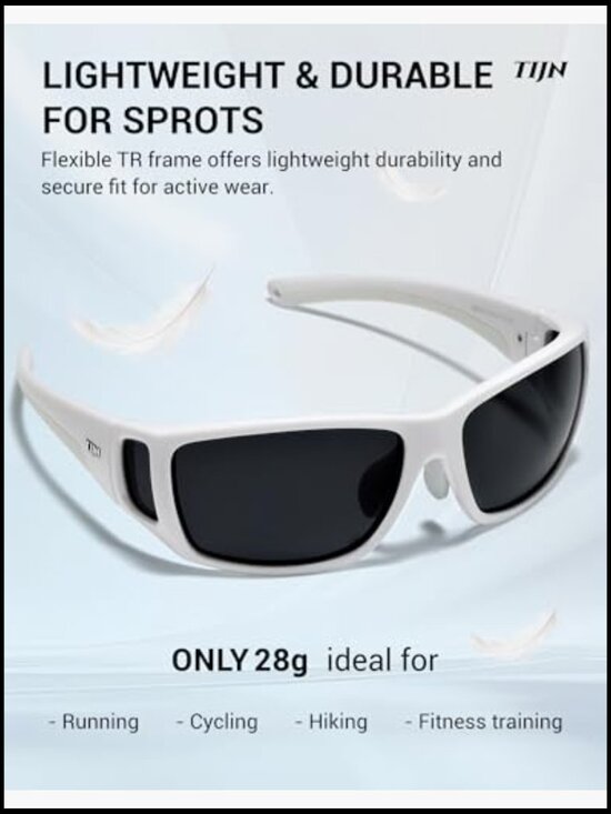Polarized Wraparound Sunglasses with TR90 Frame for Sports main image 6